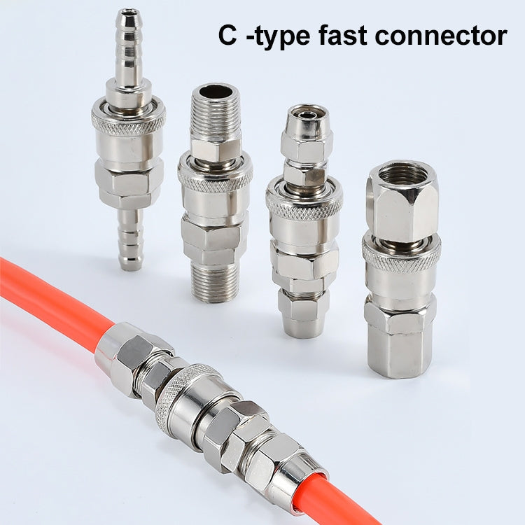 LAIZE SH-30 10pcs C-type Self-lock Air Tube Pneumatic Quick Fitting Connector - Interface Series by LAIZE | Online Shopping South Africa | PMC Jewellery