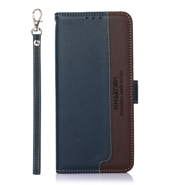 For Xiaomi Redmi Note 12 Pro+ China KHAZNEH Litchi Texture Leather RFID Phone Case(Blue) - free shipping - PMC TechLife - Order now!