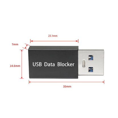 GEM02 USB Data Blocker Charging Connector(Red) - Converter & Adapter by PMC Jewellery | Online Shopping South Africa | PMC Jewellery