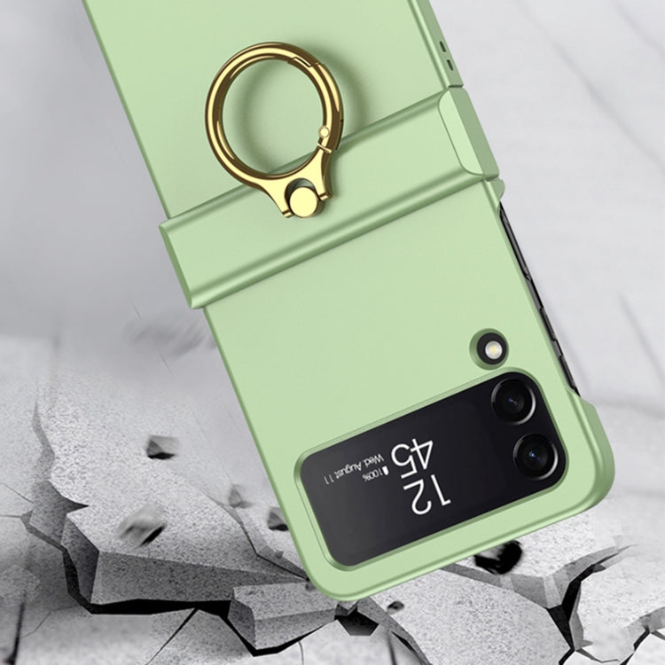For Samsung Galaxy Z Flip4 GKK Ultrathin Hinge Full Coverage Phone Case with Ring Holder(Purple) - free shipping - PMC TechLife - Order now!