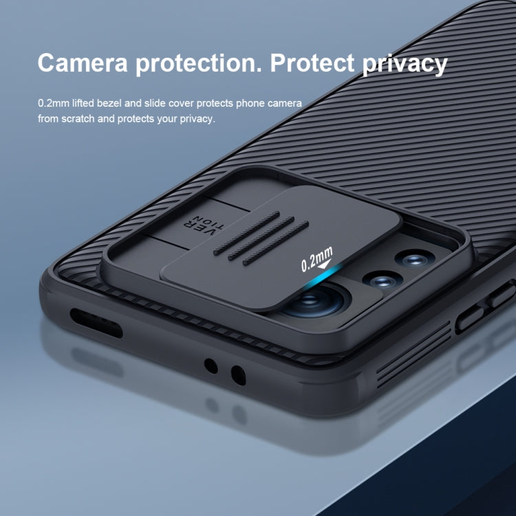 For Xiaomi 12T Pro NILLKIN CamShield Pro Series PC Full Coverage Phone Case(Blue) - Xiaomi Cases by NILLKIN | Online Shopping South Africa | PMC Jewellery