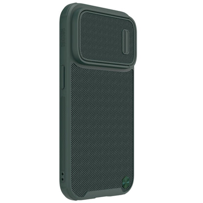 For iPhone 14 Pro Max NILLKIN Texture MagSafe Camshield PC + TPU Phone Case(Green) - iPhone 14 Pro Max Cases by NILLKIN | Online Shopping South Africa | PMC Jewellery