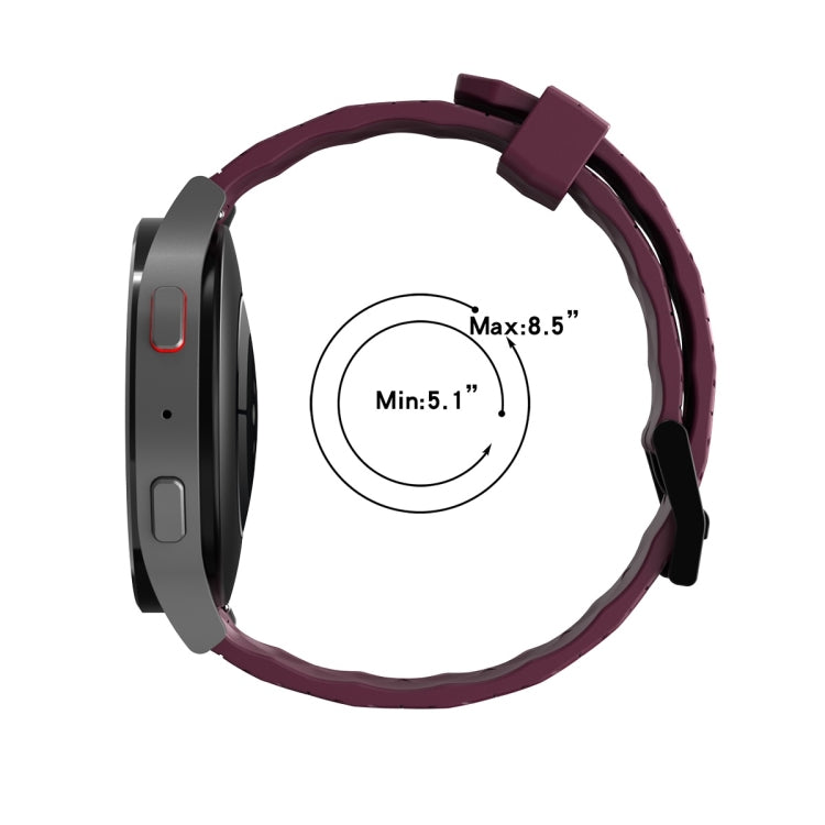 20mm Football Texture Silicone Watch Band(White) - free shipping - PMC TechLife - Order now!