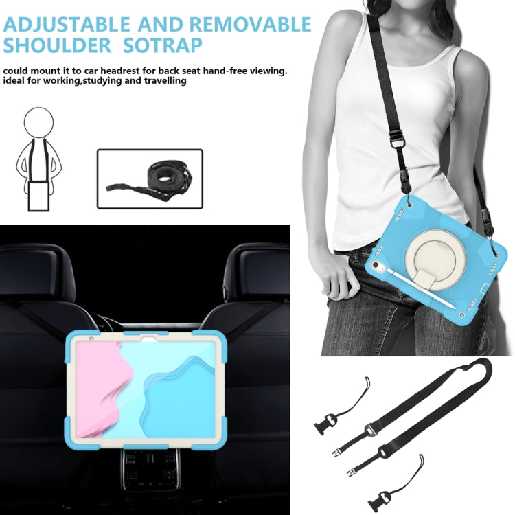 For iPad 2025 / 2022 360 Rotation PC+Silicone Tablet Case(Sky Blue) - iPad 2025 / 2022 Cases by PMC TechLife | Online Shopping South Africa | PMC TechLife | Buy Now Pay Later Mobicred