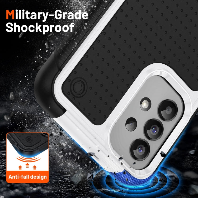 For Samsung Galaxy A13 4G PC + TPU Shockproof Protective Phone Case(White+Black) - free shipping - PMC TechLife - Order now!