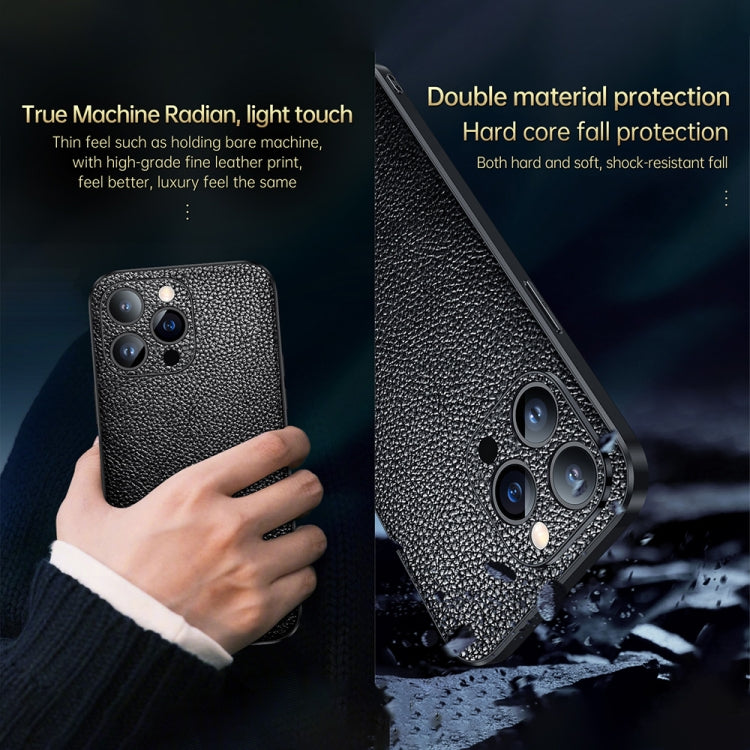 For iPhone 13 SULADA Invisible Bracket Leather Back Cover Phone Case(Orange) - iPhone 13 Cases by SULADA | Online Shopping South Africa | PMC TechLife | Buy Now Pay Later Mobicred