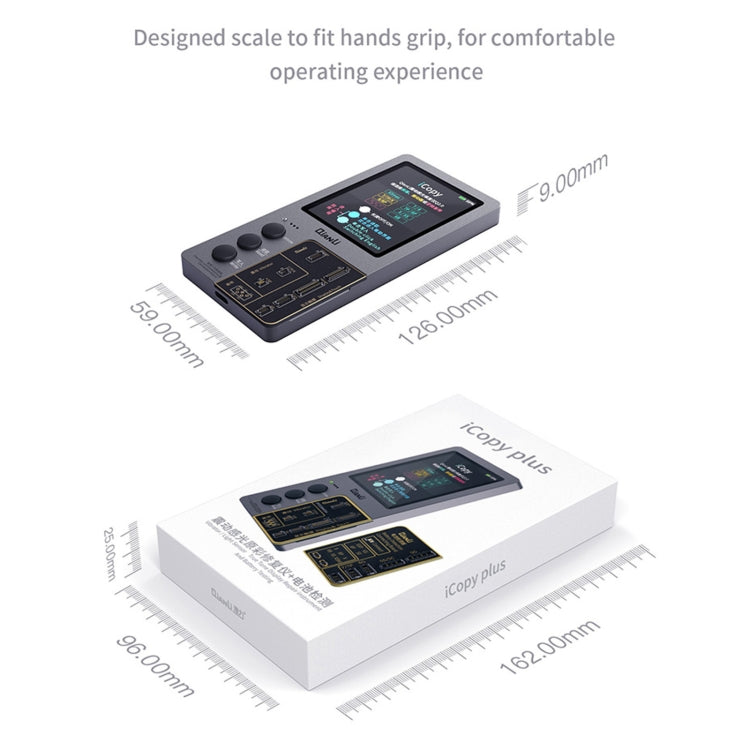 For iPhone 6 - 13 Pro Max Qianli iCopy Plus 2.2 Repair Detection Programmer, Model:Battery Module - free shipping - PMC TechLife - Order now!