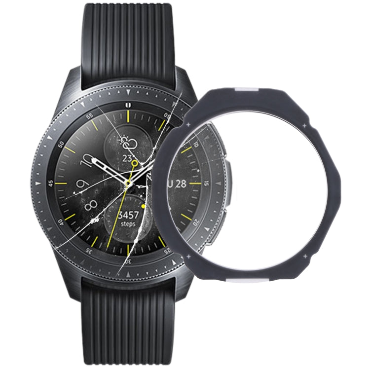 For Samsung Galaxy Watch 42mm SM-R810 Original Front Screen Outer Glass Lens(Black) -  by PMC Jewellery | Online Shopping South Africa | PMC Jewellery