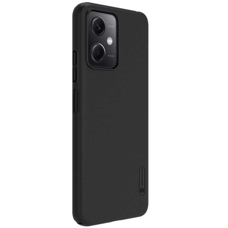 For Xiaomi Redmi Note 12 China NILLKIN Frosted PC Phone Case(Black) - Note 12 Cases by NILLKIN | Online Shopping South Africa | PMC Jewellery
