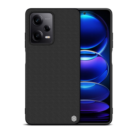 For Xiaomi Redmi Note 12 Pro 5G China NILLKIN Shockproof TPU + PC Textured Phone Case(Black) - Note 12 Pro Cases by NILLKIN | Online Shopping South Africa | PMC Jewellery