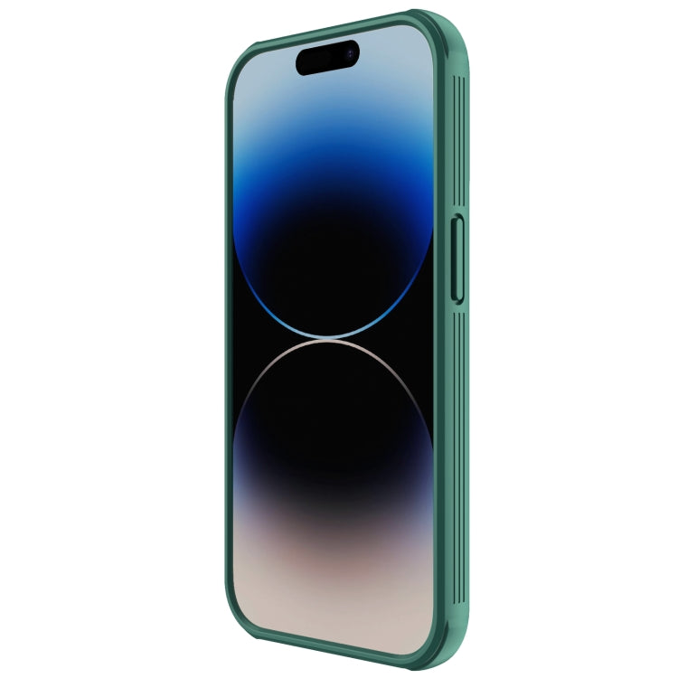 For iPhone 14 Pro Max NILLKIN CamShield S PC Phone Case(Green) - iPhone 14 Pro Max Cases by NILLKIN | Online Shopping South Africa | PMC Jewellery