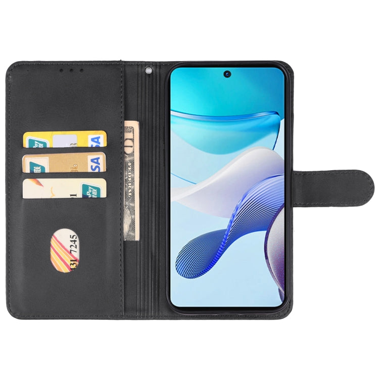 For Motorola Moto G53 Leather Phone Case(Black) - free shipping - PMC TechLife - Order now!