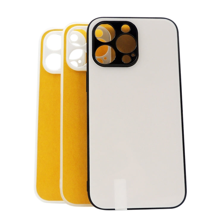 For iPhone 14 Pro Max 10pcs Thermal Transfer Glass Phone Case(Transparent) - free shipping - PMC TechLife - Order now!