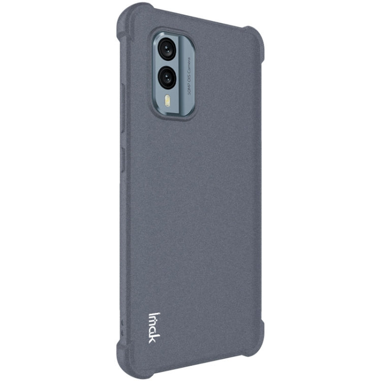 For Nokia X30 5G imak Shockproof Airbag TPU Phone Case(Matte Grey) - Nokia Cases by imak | Online Shopping South Africa | PMC TechLife | Buy Now Pay Later Mobicred