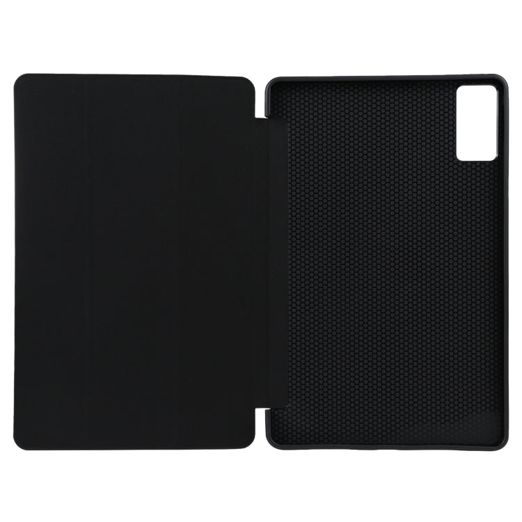 For Xiaomi Redmi Pad 10.61 2022 Three-fold Holder Flip Tablet Leather Case(Black) - free shipping - PMC TechLife - Order now!