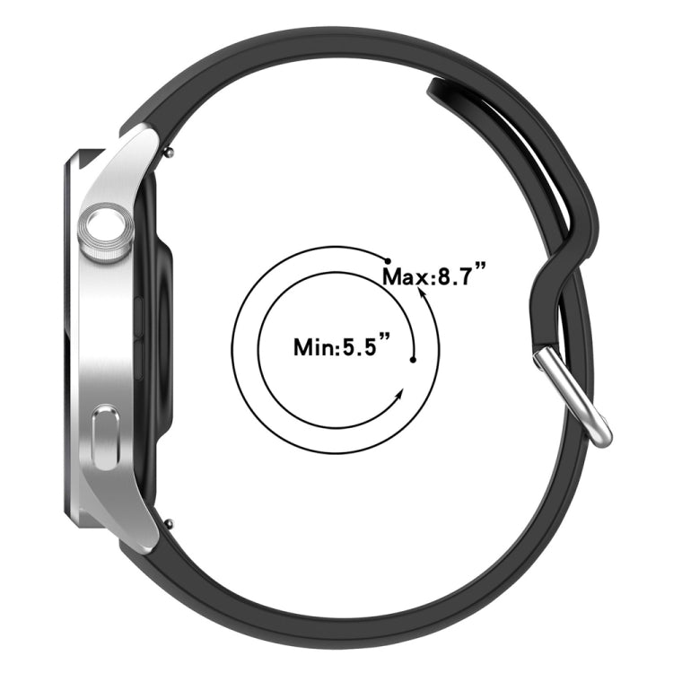 For Xiaomi Watch S2 22mm Solid Color Silicone Watch Band(Ink Blue) - free shipping - PMC TechLife - Order now!