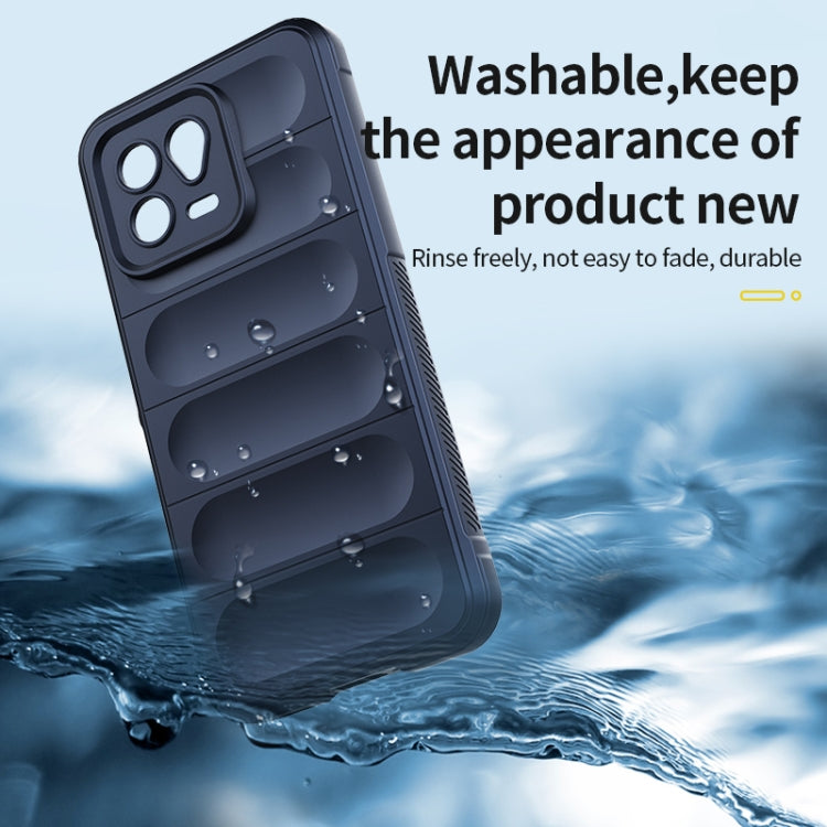 For Xiaomi 13 Magic Shield TPU + Flannel Phone Case(Dark Blue) - free shipping - PMC TechLife - Order now!