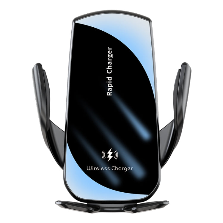 V5 15W Smart Induction Wireless Charger Car Phone Holder(Black) - Wireless Charger Holders by PMC TechLife | Online Shopping South Africa | PMC TechLife