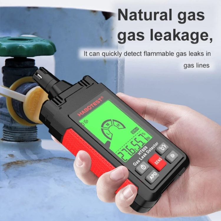 HABOTEST HT609 Portable Combustible Gas Detector - free shipping - PMC TechLife - Order now!