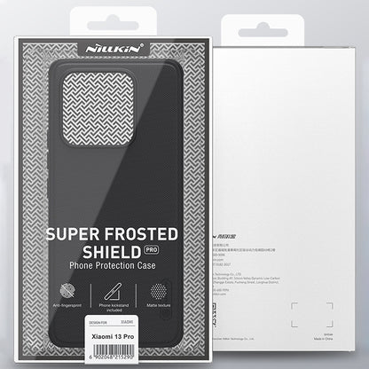 For Xiaomi 13 Pro NILLKIN Frosted Shield Pro PC + TPU Phone Case(Black) - 13 Pro Cases by NILLKIN | Online Shopping South Africa | PMC Jewellery