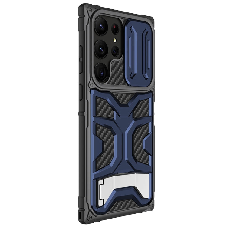 For Samsung Galaxy S23 Ultra 5G NILLKIN Explorer Pro Series PC + TPU Phone Case(Blue) - Galaxy S23 Ultra 5G Cases by NILLKIN | Online Shopping South Africa | PMC Jewellery