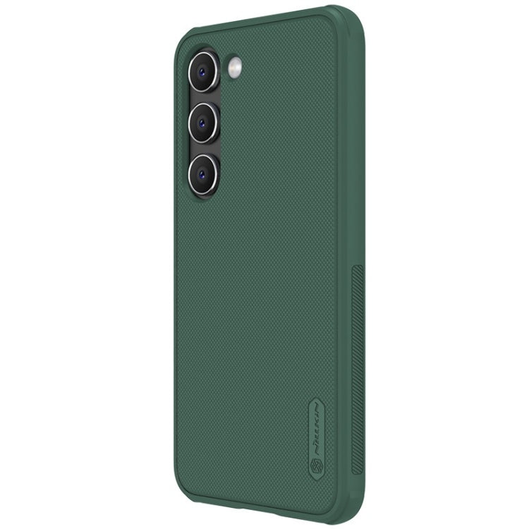 For Samsung Galaxy S23+ 5G NILLKIN Super Frosted Shield Pro PC + TPU Phone Case(Green) - Galaxy S23+ 5G Cases by NILLKIN | Online Shopping South Africa | PMC Jewellery