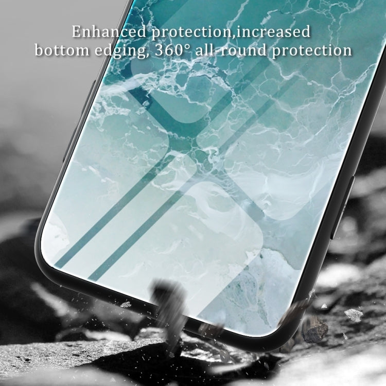For Samsung Galaxy A54 5G Marble Pattern Glass Phone Case(Beach) - free shipping - PMC TechLife - Order now!