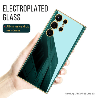 For Samsung Galaxy S23 Ultra 5G GKK Electroplating TPU Full Coverage Phone Case(Green) - Galaxy S23 Ultra 5G Cases by GKK | Online Shopping South Africa | PMC Jewellery