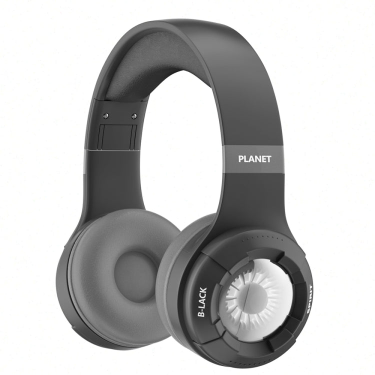KE25 RGB Light Wireless Stereo Music Bluetooth Headset(Black) - Headset & Headphone by PMC Jewellery | Online Shopping South Africa | PMC Jewellery