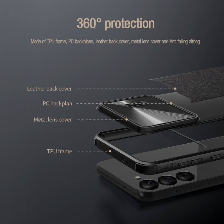 For Samsung Galaxy S23+ 5G NILLKIN PC + TPU Phone Case(Black) - Galaxy S23+ 5G Cases by NILLKIN | Online Shopping South Africa | PMC TechLife | Buy Now Pay Later Mobicred