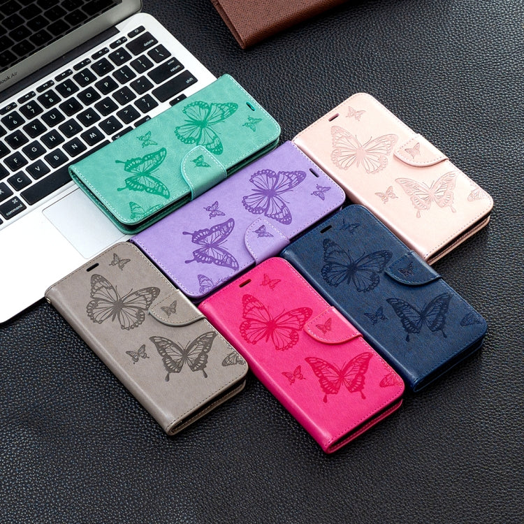 For Xiaomi 13 Lite / Civi 2 Two Butterflies Embossing Leather Phone Case(Green) - free shipping - PMC TechLife - Order now!