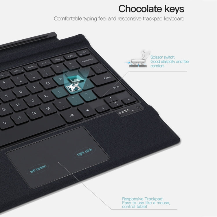 For Microsoft Surface Pro 3 / 4 / 5 / 6 / 7 / 7+ Magnetic Bluetooth Keyboard - Others Keyboard by PMC TechLife | Online Shopping South Africa | PMC TechLife