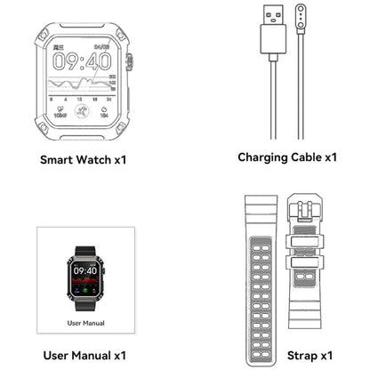 Rogbid Tank S2 1.83 inch IPS Screen Smart Watch, Support Bluetooth Calling / Blood Pressure / Sleep Monitoring(Green) - Smart Watches by Rogbid | Online Shopping South Africa | PMC Jewellery | Buy Now Pay Later Mobicred