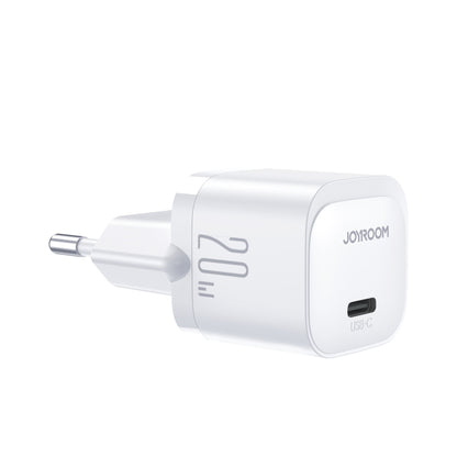 JOYROOM JR-TCF02 PD Type-C 20W Mini Charger, Plug:EU Plug(White) - USB Charger by JOYROOM | Online Shopping South Africa | PMC Jewellery