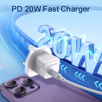 JOYROOM JR-TCF02 PD Type-C 20W Mini Charger, Plug:UK Plug(Black) - USB Charger by JOYROOM | Online Shopping South Africa | PMC Jewellery