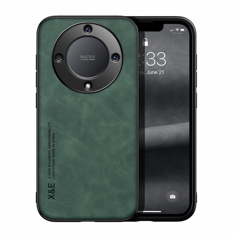 For Honor X9a Lamba Skin Feel Magnetic Leather Phone Case(Green) - free shipping - PMC TechLife - Order now!