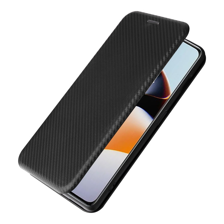 For OnePlus 11R 5G Carbon Fiber Texture Flip Leather Phone Case(Black) - OnePlus Cases by PMC Jewellery | Online Shopping South Africa | PMC Jewellery