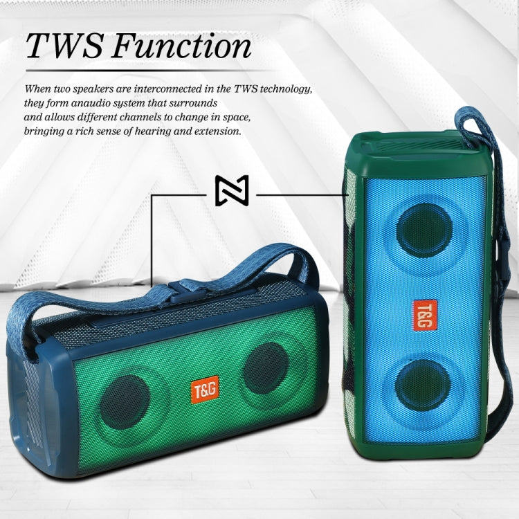 T&G TG345 Portable Outdoor Color LED Wireless Bluetooth Speaker(Black) - free shipping - PMC TechLife - Order now!
