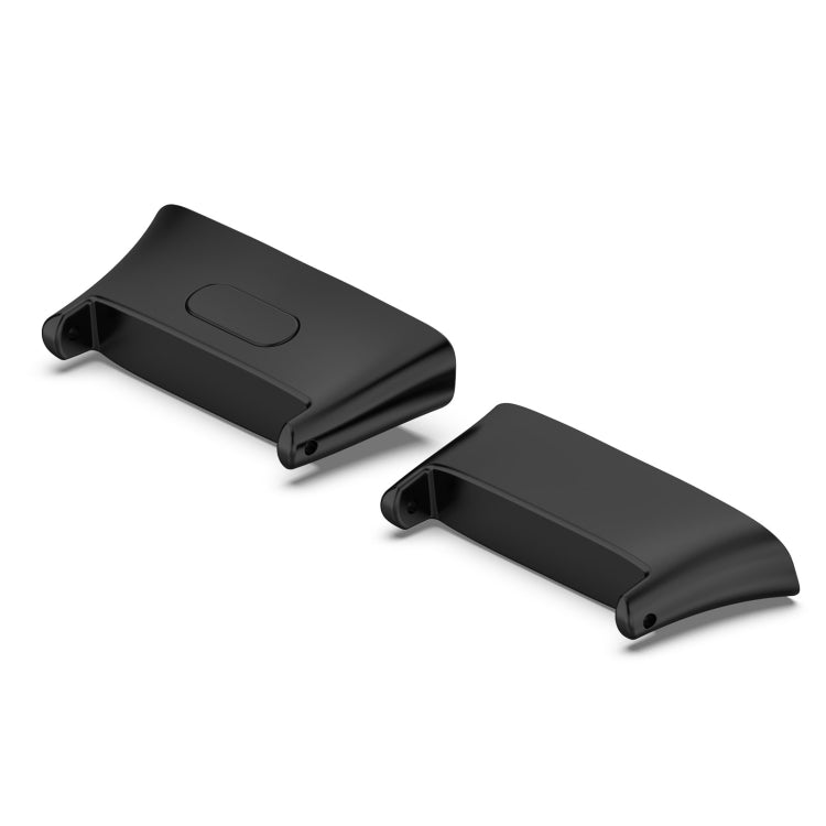 For Xiaomi Redmi Watch 3 / Mi Watch Lite 3 1 Pair Metal Watch Band Connector(Black) -  by PMC Jewellery | Online Shopping South Africa | PMC Jewellery