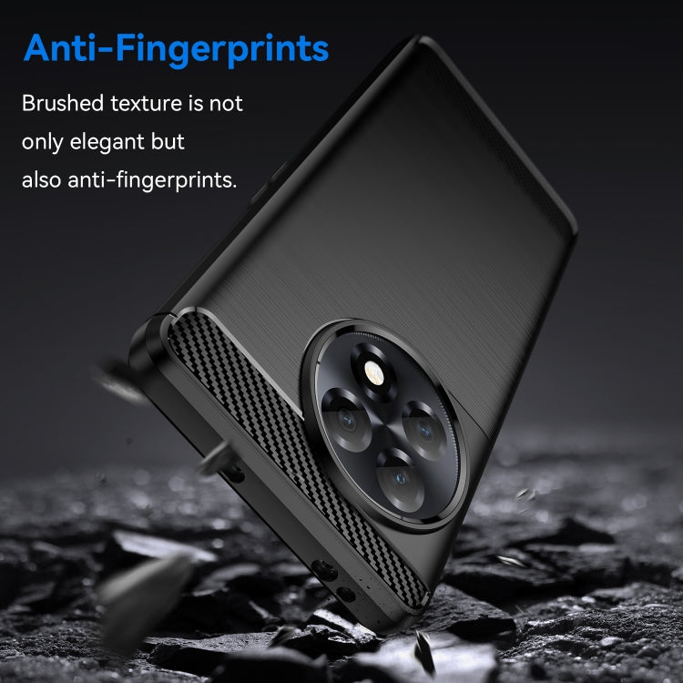 For OnePlus 11R 5G Brushed Texture Carbon Fiber TPU Phone Case(Black) - free shipping - PMC TechLife - Order now!