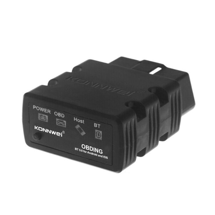 KONNWEI KW902 Bluetooth 5.0 OBD2 Car Fault Diagnostic Scan Tools Support IOS / Android(Black) - free shipping - PMC TechLife - Order now!