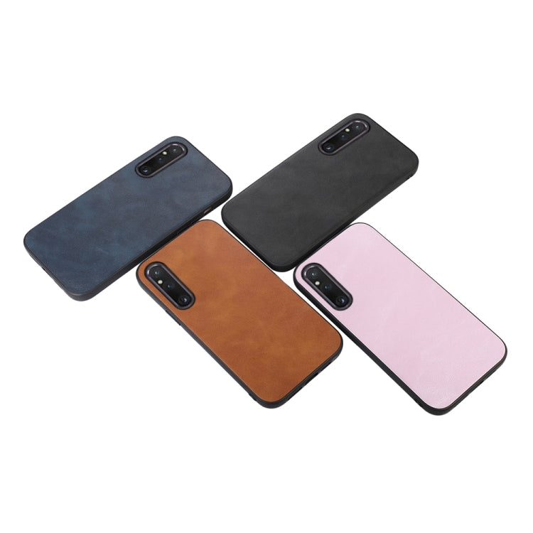 For Sony Xperia 1 V Cowhide Texture PU Phone Case(Brown) - free shipping - PMC TechLife - Order now!