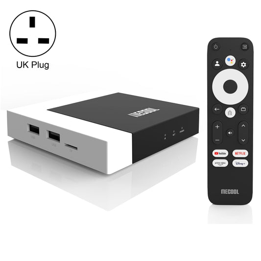 MECOOL KM7 Plus Android 10.0 Smart TV Set Top Box, Amlogic S905Y4 Quad Core, 2GB+16GB, Plug Type:UK Plug - Amlogic S905 by MECOOL | Online Shopping South Africa | PMC Jewellery | Buy Now Pay Later Mobicred