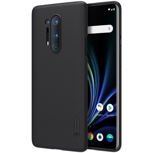 For OnePlus 8 Pro NILLKIN Frosted Concave-convex Texture PC Protective Case(Black) - OnePlus Cases by NILLKIN | Online Shopping South Africa | PMC Jewellery