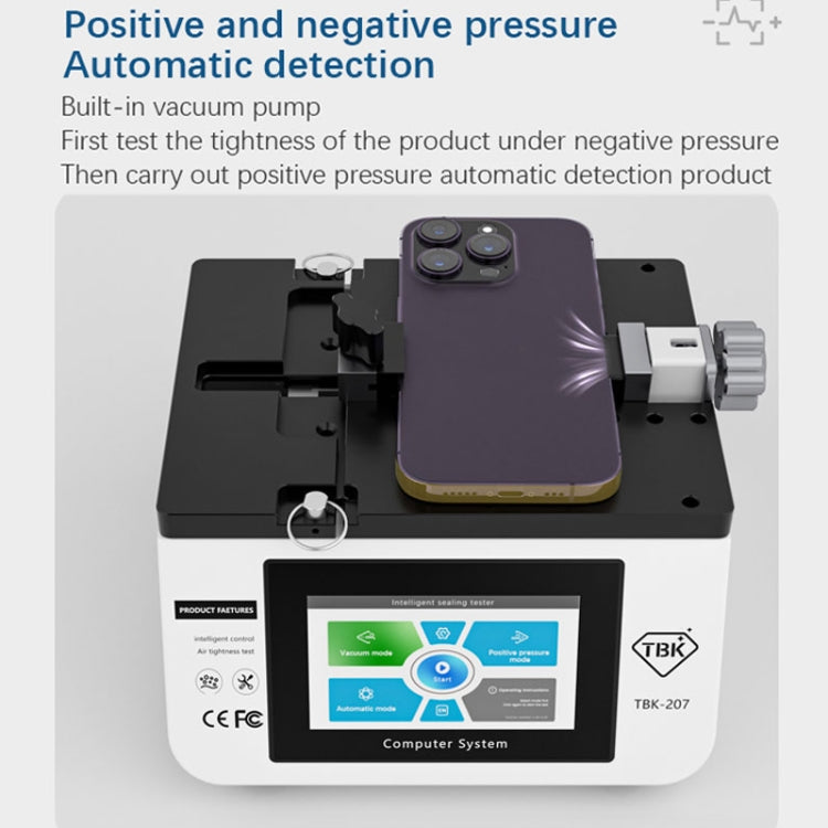 TBK-207 Portable Intelligent Air Tightness Detector Built-in Vacuum Pump(US Plug) - free shipping - PMC TechLife - Order now!