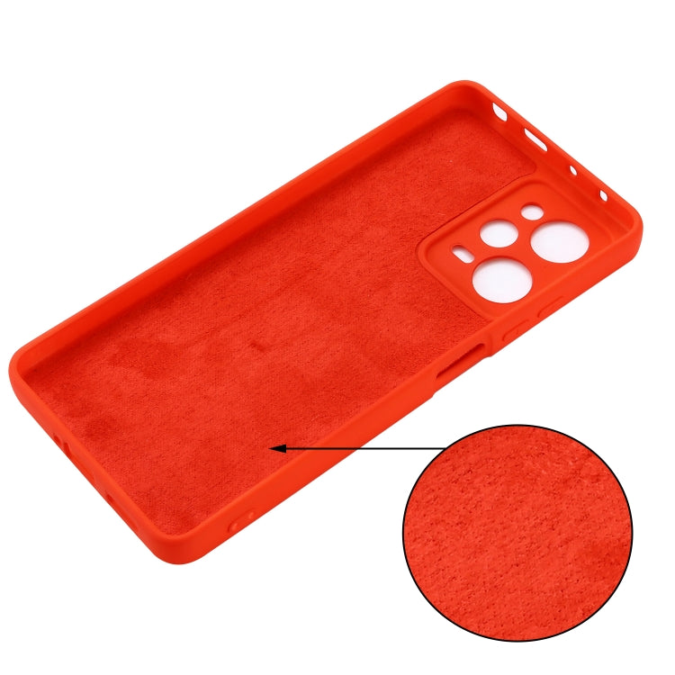 For Xiaomi Redmi Note 12 Pro Speed/Poco X5 Pro Pure Color Liquid Silicone Shockproof Phone Case(Red) - free shipping - PMC TechLife - Order now!