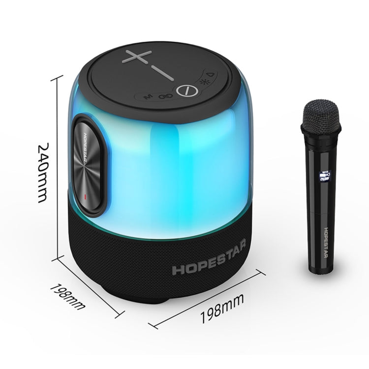 HOPESTAR SC-01 Waterproof LED Light Wireless Bluetooth Speaker(Blue) - Desktop Speaker by HOPESTAR | Online Shopping South Africa | PMC Jewellery