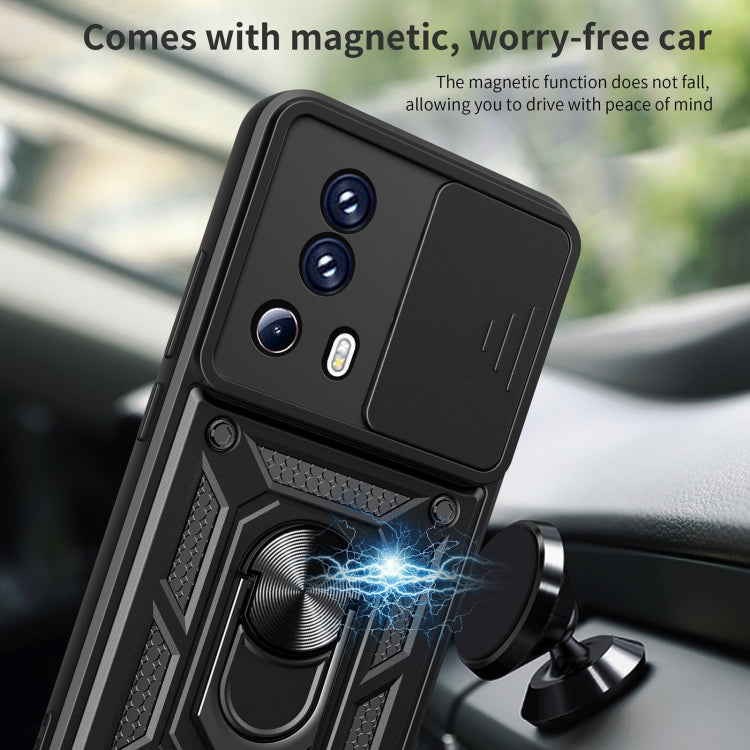 For Xiaomi Civi 2 5G / 13 Lite Sliding Camera Cover Design TPU+PC Phone Case(Blue) - free shipping - PMC TechLife - Order now!