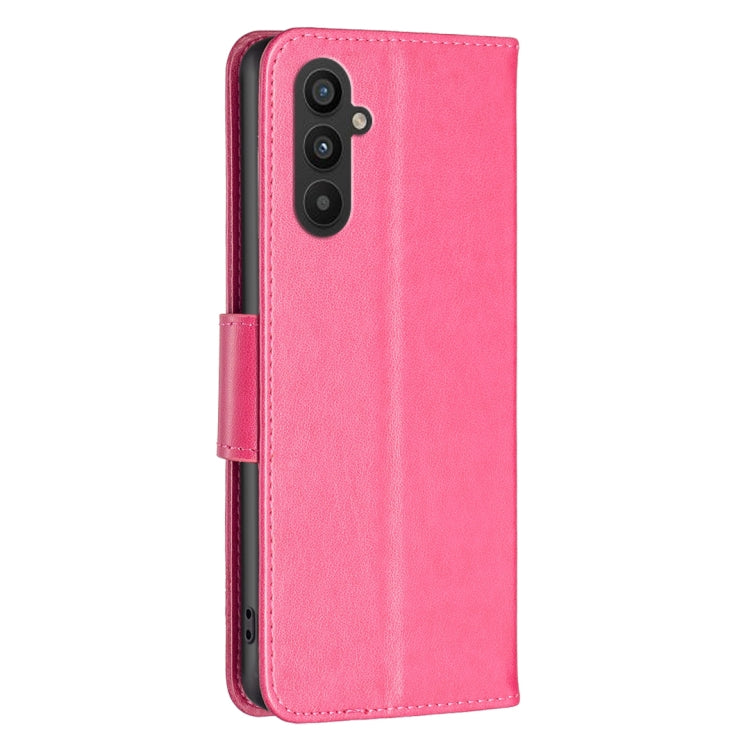 For Samsung Galaxy A24 4G Two Butterflies Embossing Leather Phone Case(Rose Red) - free shipping - PMC TechLife - Order now!