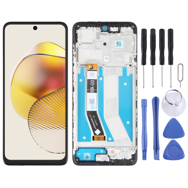 Original LCD Screen For Motorola Moto G73 Digitizer Full Assembly With Frame - LCD Screen by PMC Jewellery | Online Shopping South Africa | PMC Jewellery